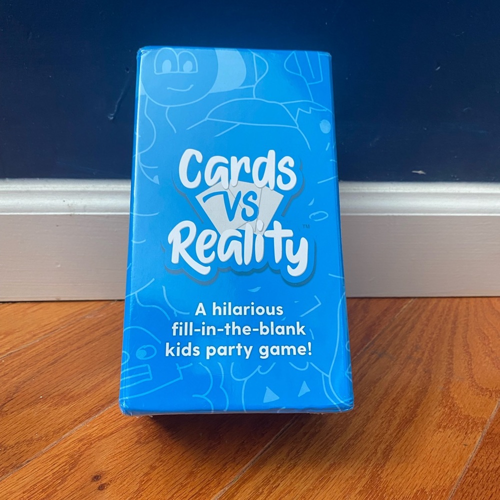 NEW Cards Vs Reality Games for Kids Fun Party Card Game